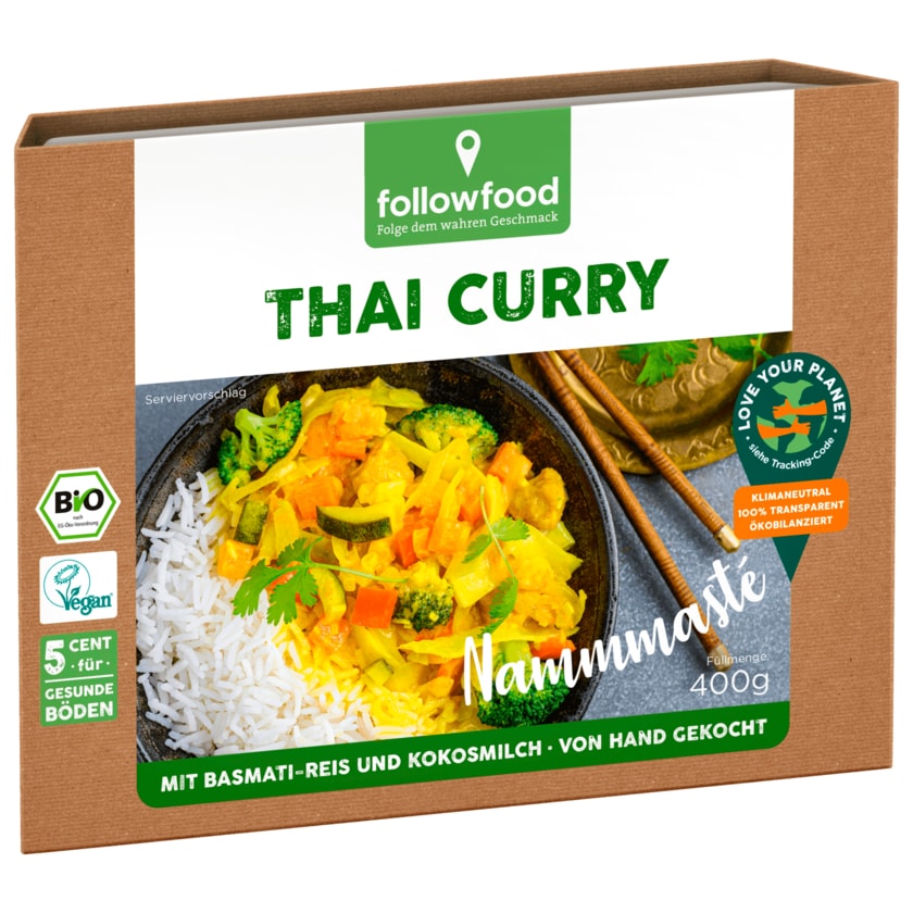 Followfood Thai Curry Bio vegan 400g